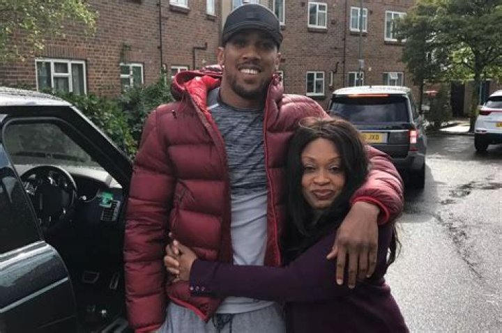 What does Anthony Joshua's mother Yeta Odusanya do for a living?