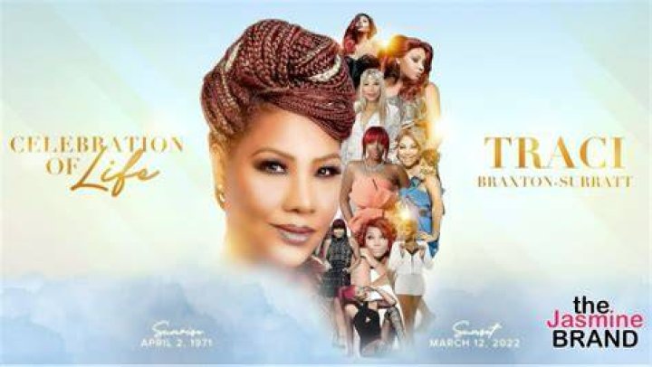 Where will be Traci Braxton funeral home and burial site?