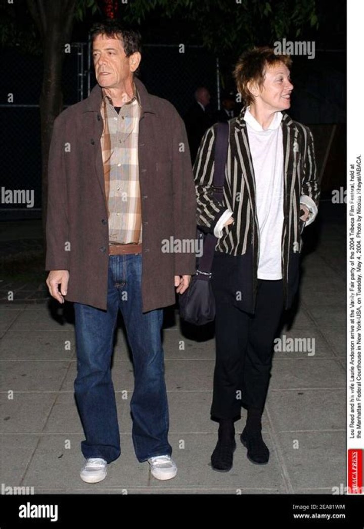 Who is Lou Reed wife Laurie Anderson?