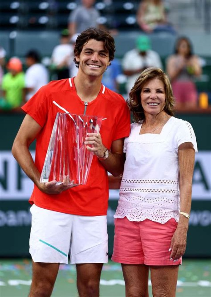 Who is Taylor Fritz’s mother Kathy May?