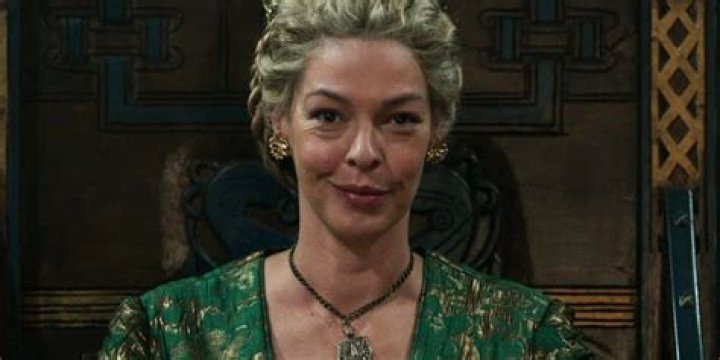 Who plays Queen of Denmark in Vikings Valhalla?