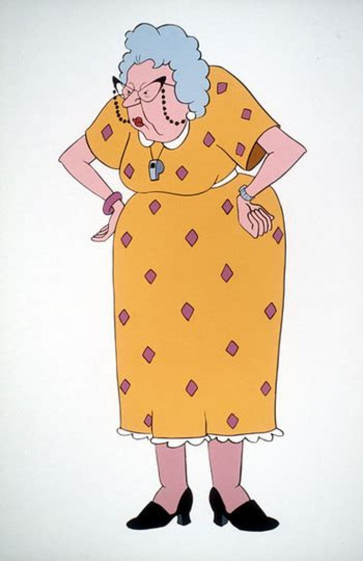 Who voiced Miss Finster?
