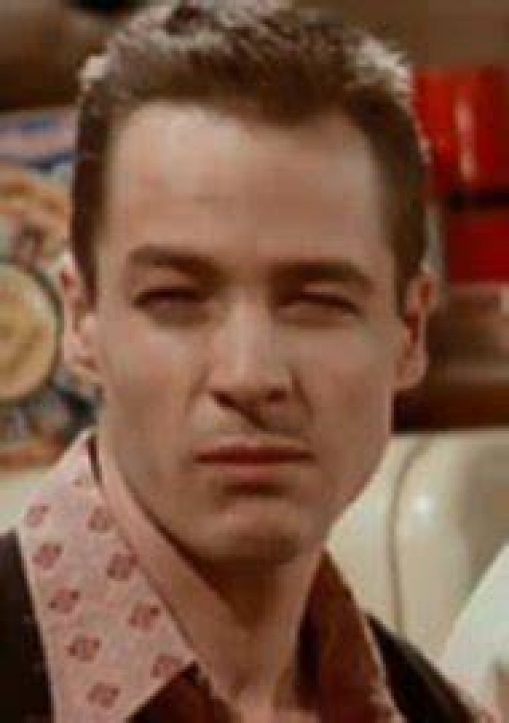Why does French Stewart squint his eyes?