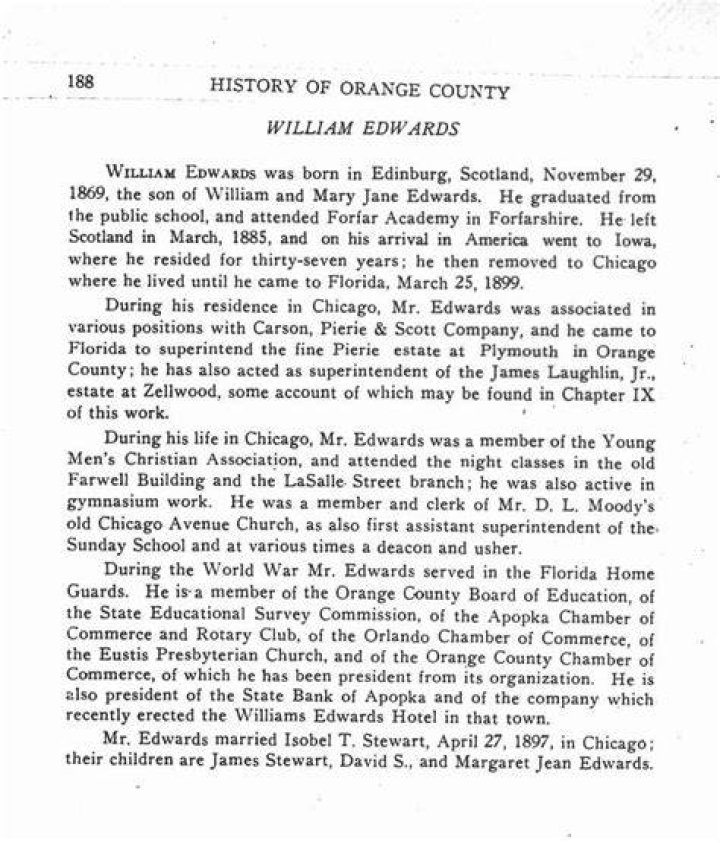 William Edwards... Biography