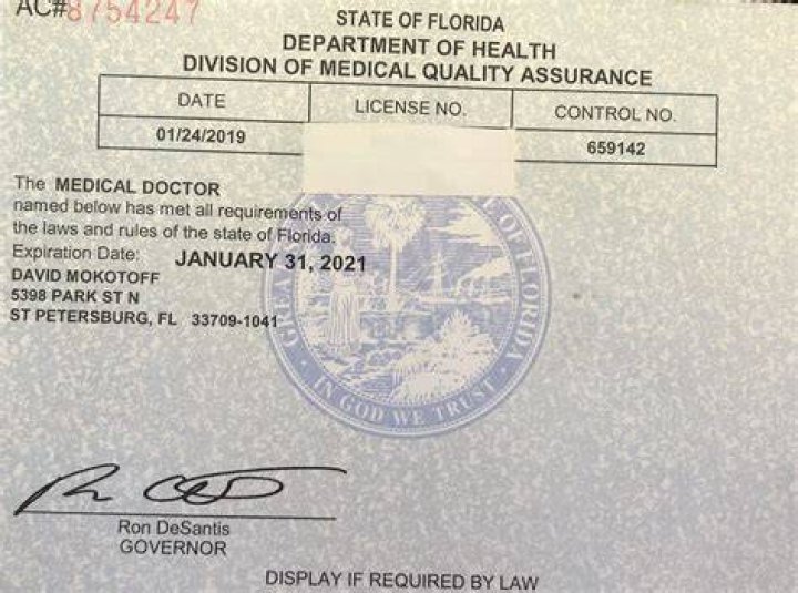 WY State Medical License