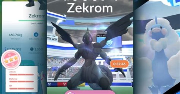 Zekrom from Pok&eacute;mon Go
