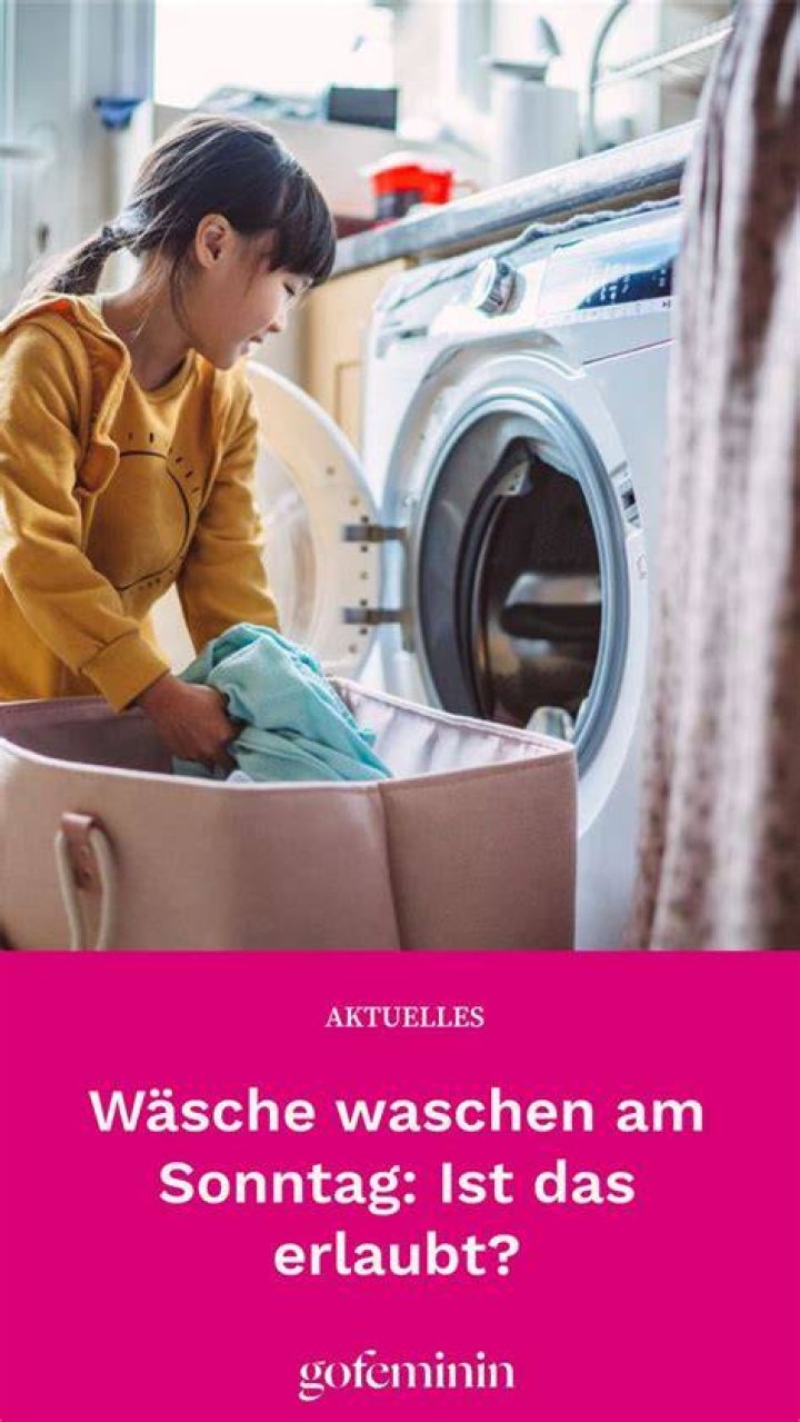 Can you wash clothes on Easter Sunday? 1 708076867 sonntags waesche waschen X1BhzrDzBef